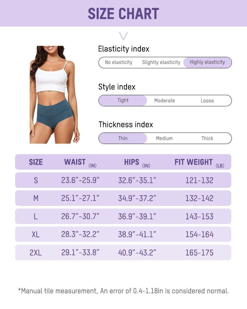 SeamlessHigh WaistNoShowComfortPanties h