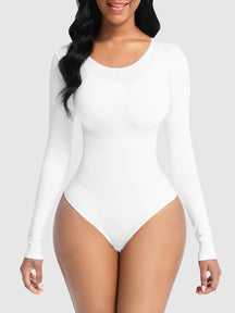 Body Suit Long Sleeve Thong