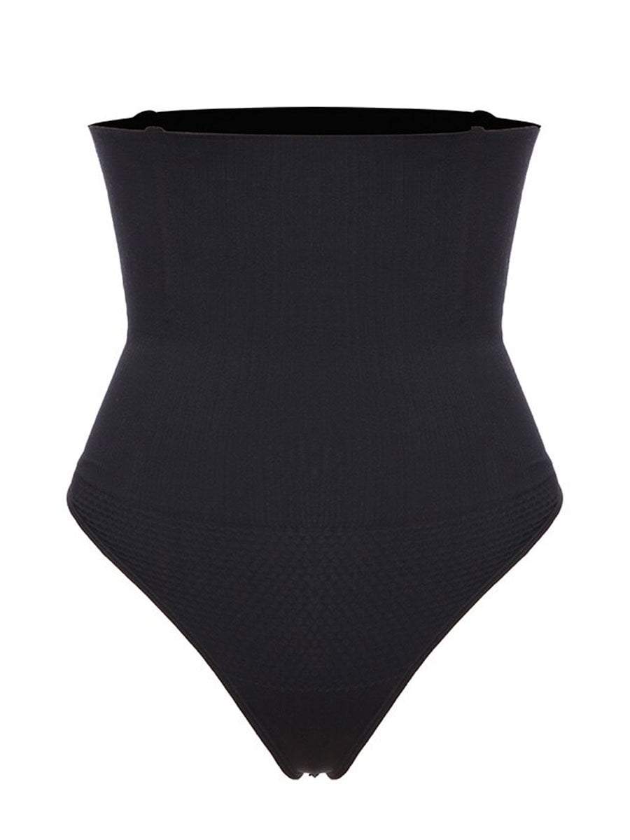 High-Waisted Boned Tummy Control Shaper Thong Hourglass Gal
