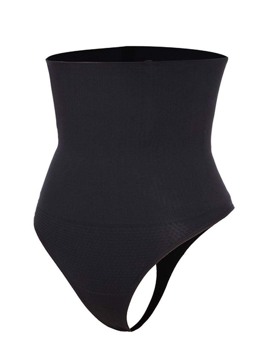 High-Waisted Boned Tummy Control Shaper Thong Hourglass Gal