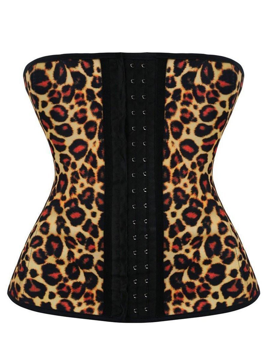 Latex Waist Trainer for Women Leopard waist trainer S / Leopard Hourglass Gal