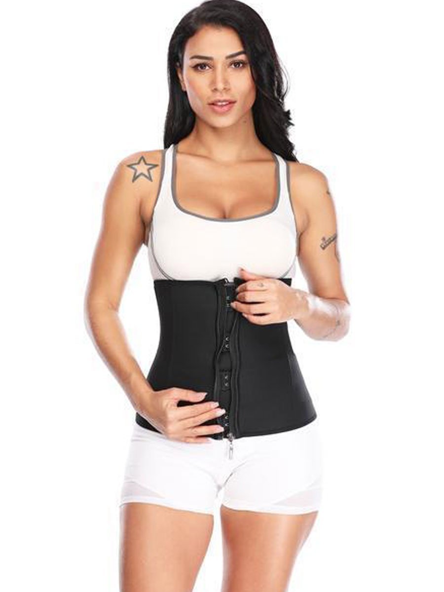 Latex Waist Trainer Zip-up waist trainer Hourglass Gal