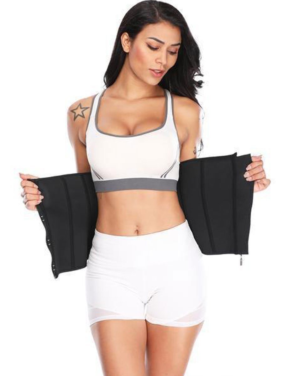 Latex Waist Trainer Zip-up waist trainer Hourglass Gal