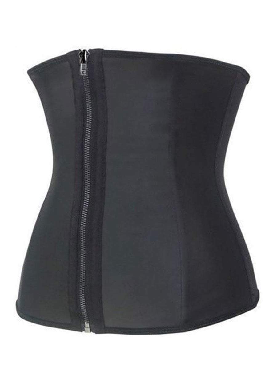 Latex Waist Trainer Zip-up waist trainer Hourglass Gal