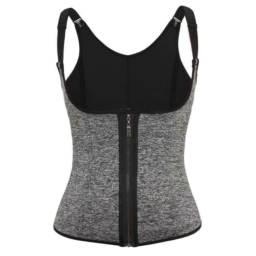 Neoprene Waist Trainer Vest waist trainer Gray / S Hourglass Gal