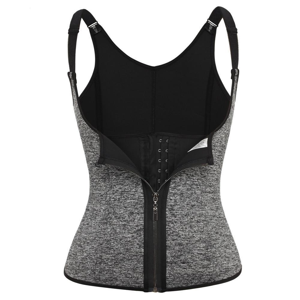 Neoprene Waist Trainer Vest waist trainer Gray / XL Hourglass Gal
