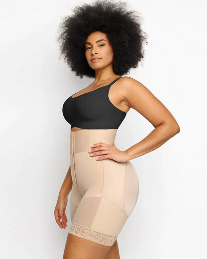 Boned Sculpt High Waist Shorts