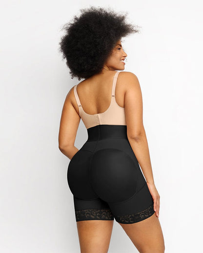 Boned Sculpt High Waist Shorts