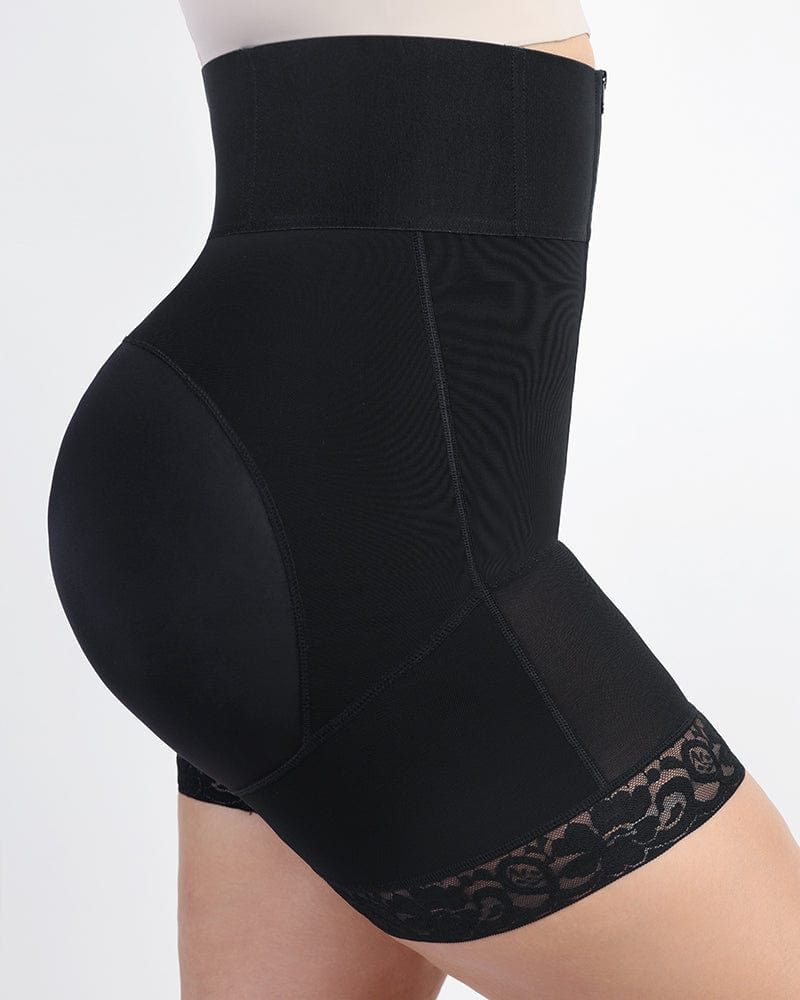 Boned Sculpt High Waist Shorts