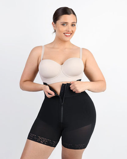 Boned Sculpt High Waist Shorts