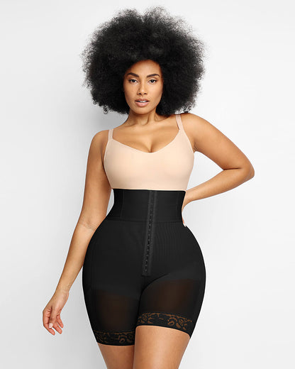 Boned Sculpt High Waist Shorts