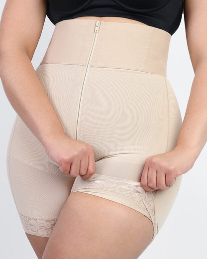 Boned Sculpt High Waist Shorts