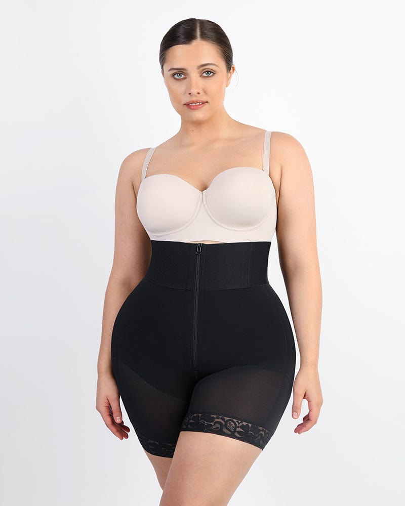 Boned Sculpt High Waist Shorts
