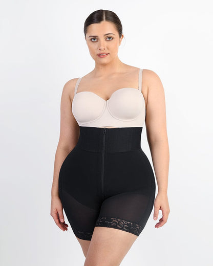 Boned Sculpt High Waist Shorts