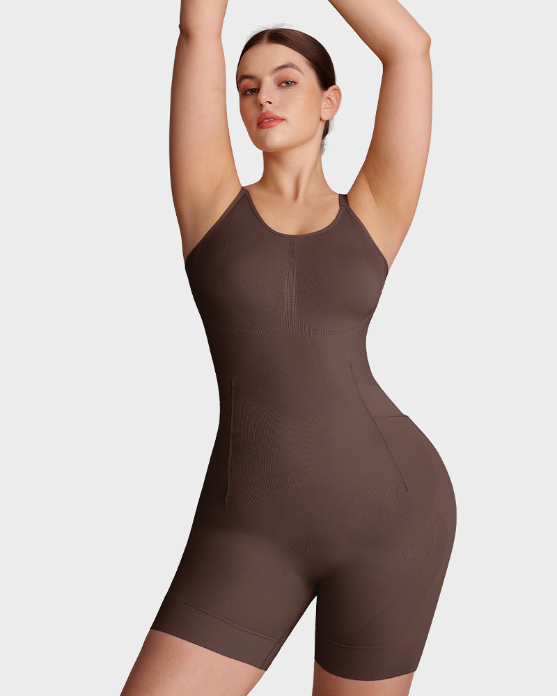 All in One Sculpting Bodysuit with Easy Off Design brown a 430beee4 f851 47a9 841d 3158581668b4