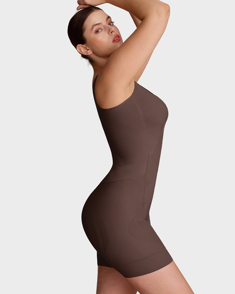 All in One Sculpting Bodysuit with Easy Off Design brown b 204fe1d6 0b7c 47cb b165 e30695aa69a3