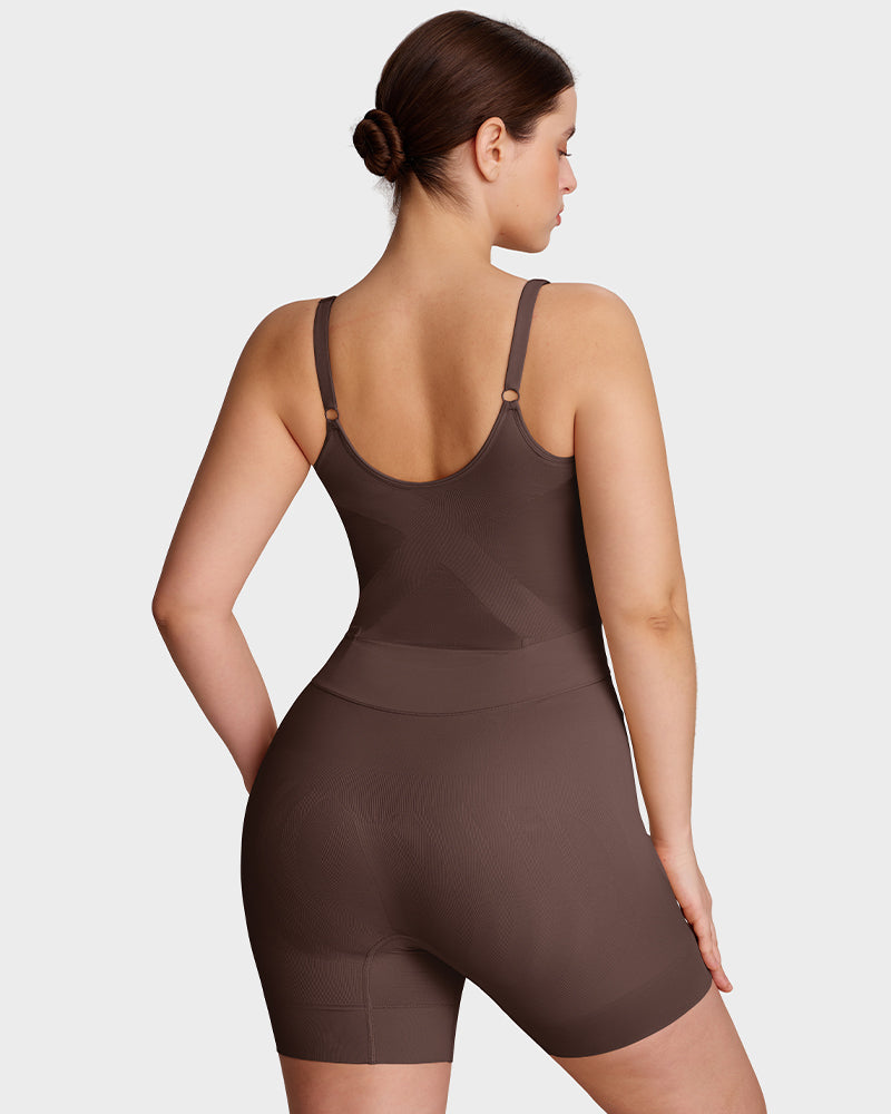 All in One Sculpting Bodysuit with Easy Off Design brown c 0089032f 7cb0 43da a9d5 fd7a294b8341