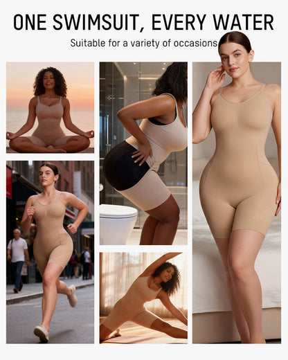 All in One Snap Off Sculpting Bodysuit aa