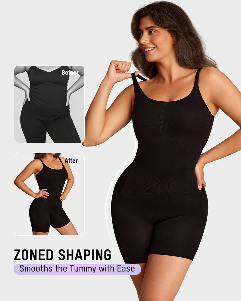 All in One Snap Off Sculpting Bodysuit detail e