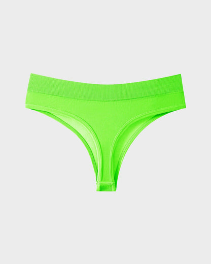 ComfortSeamlessSportThongPanties NeonGreen