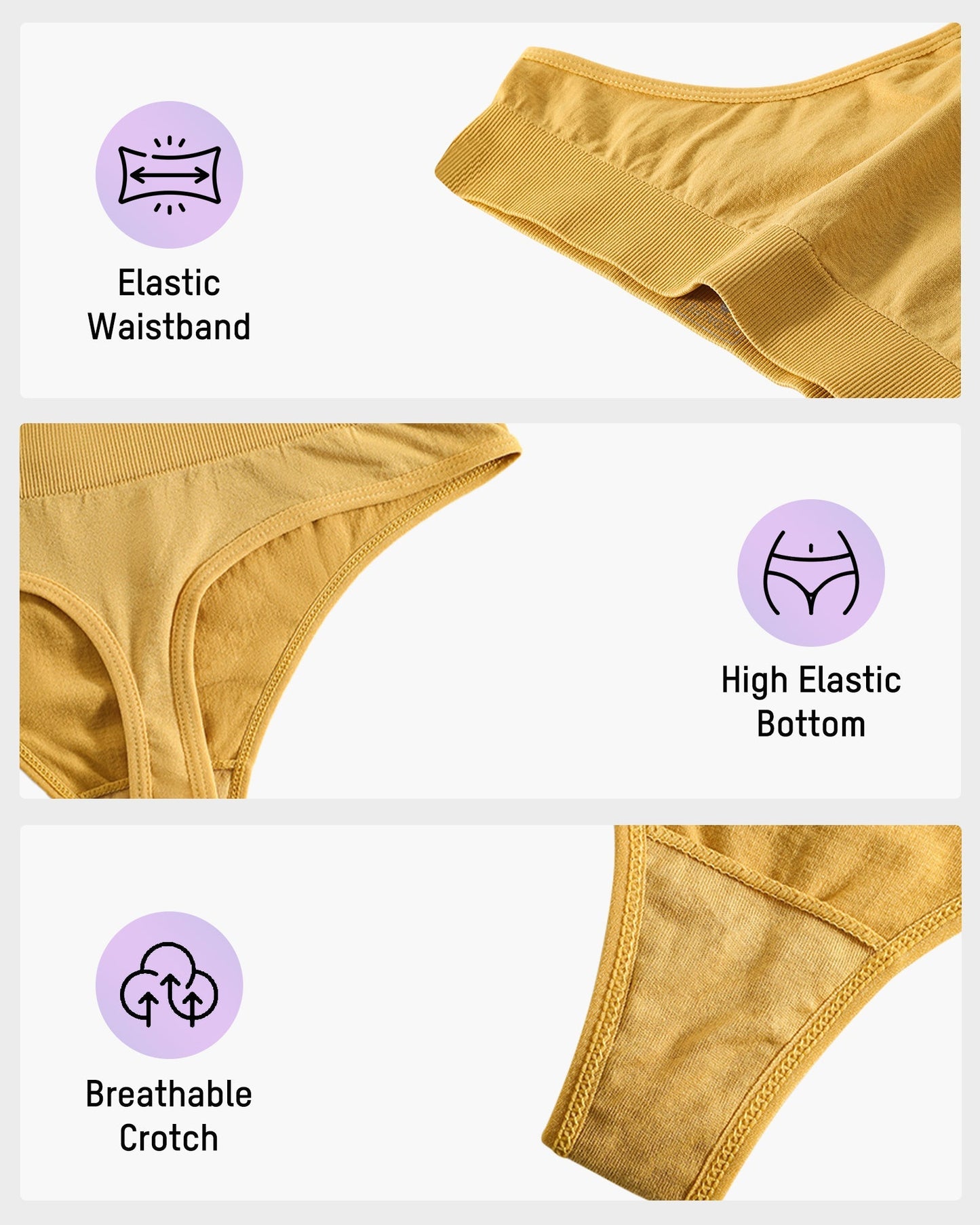 ComfortSeamlessSportThongPanties b