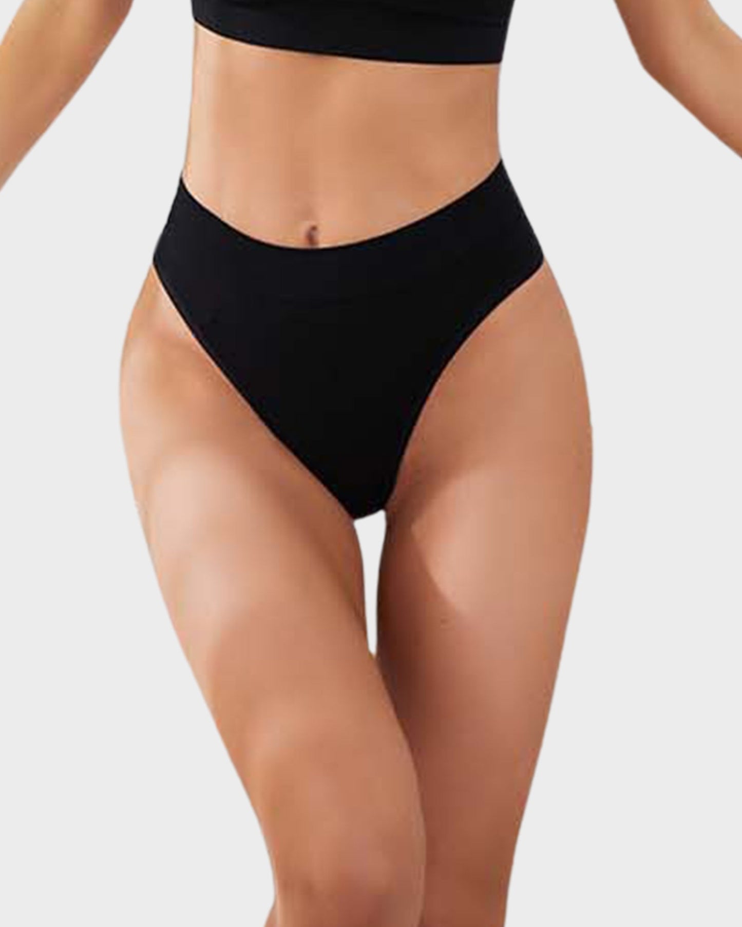 ComfortSeamlessSportThongPanties black a