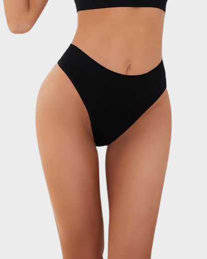 ComfortSeamlessSportThongPanties black b