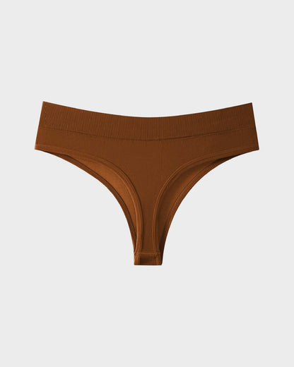 ComfortSeamlessSportThongPanties caramel