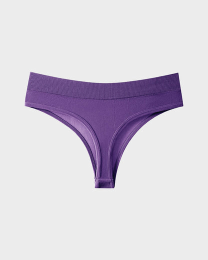 ComfortSeamlessSportThongPanties drakpurple