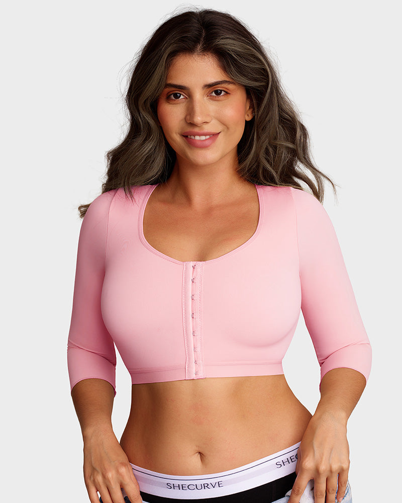 Front Closure Bra Tank Shapewear pink b 93512b9b dfdc 442c 907f 7a6823059452