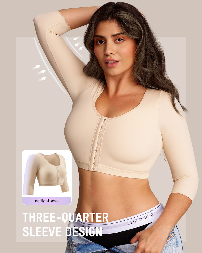 Front Closure Bra Tank Shapewear skin detail c
