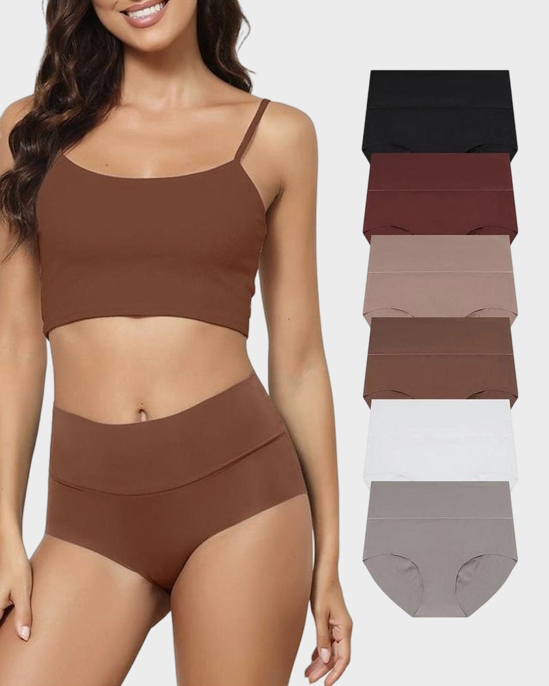 Seamless High Waist No Show Comfort Panties aa