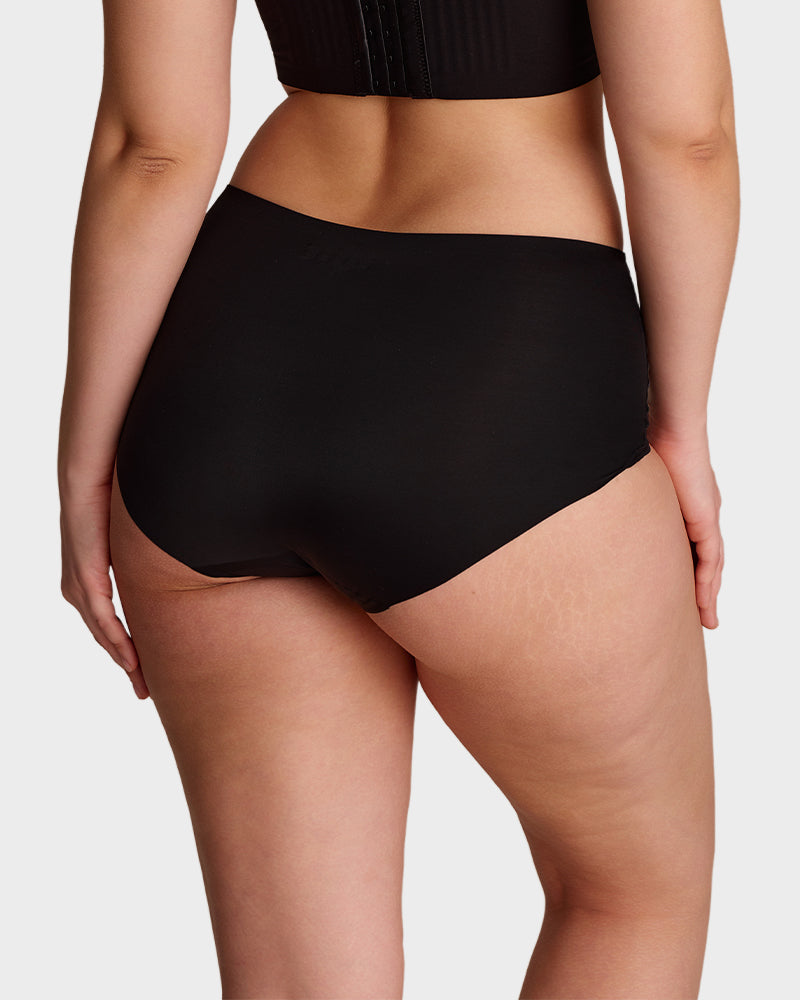 Seamless High Waist Shaping Panty black c