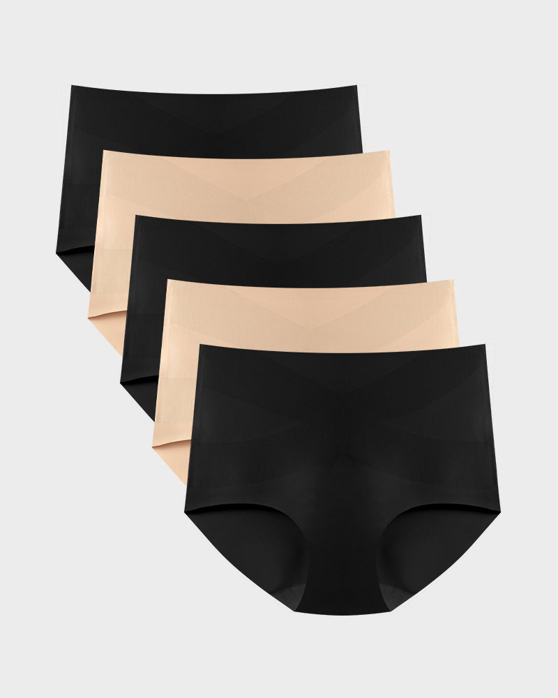 Seamless High Waist Shaping Panty black skin