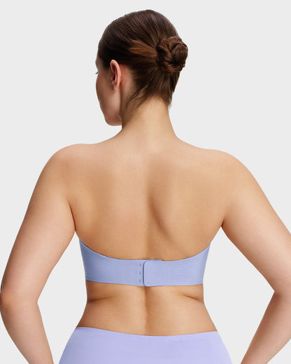Comfortable Stay-Put Strapless Bra - Blue