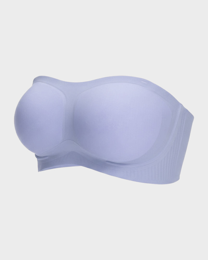 Comfortable Stay-Put Strapless Bra - Blue