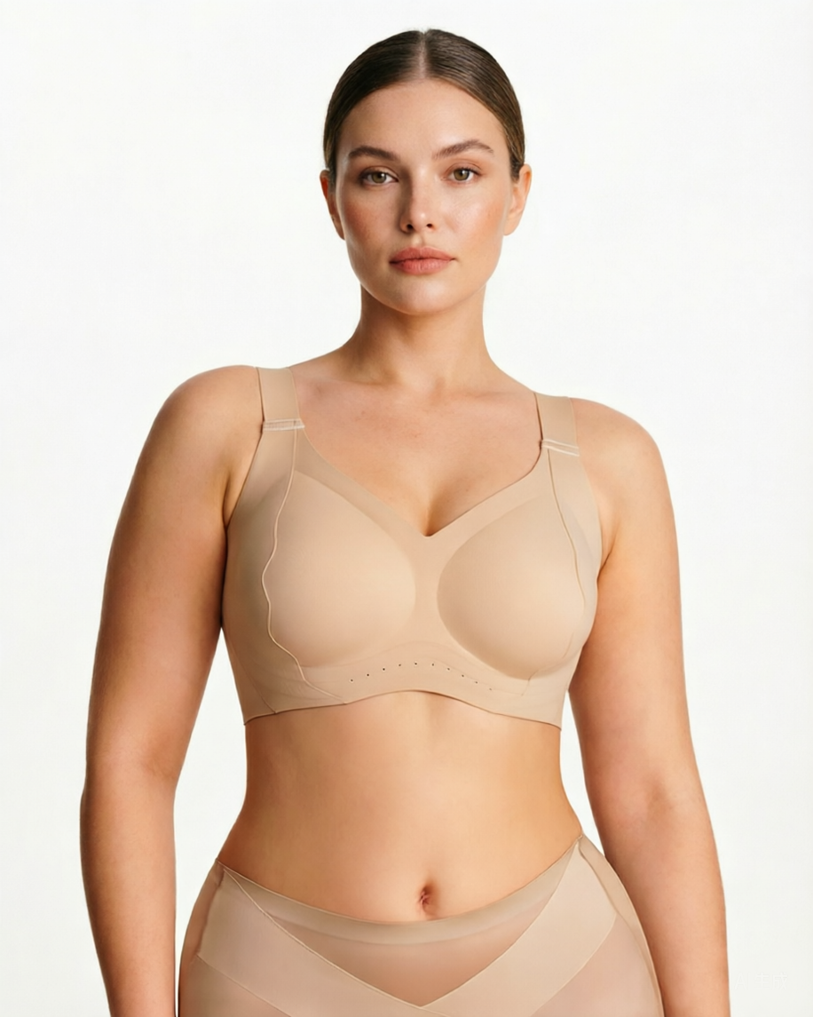 Invisible Wide-Band Wireless Support Bra