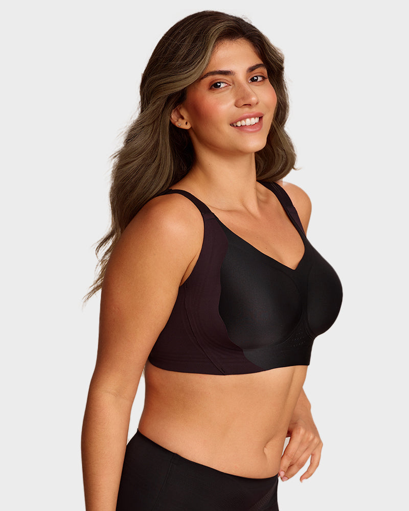 CloudLift™ bra Invisible Wide-Band Wireless Support Bra - Black