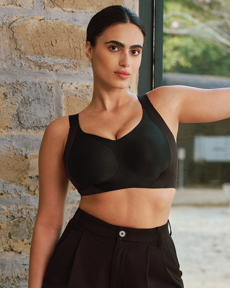CloudLift™ bra Invisible Wide-Band Wireless Support Bra - Black