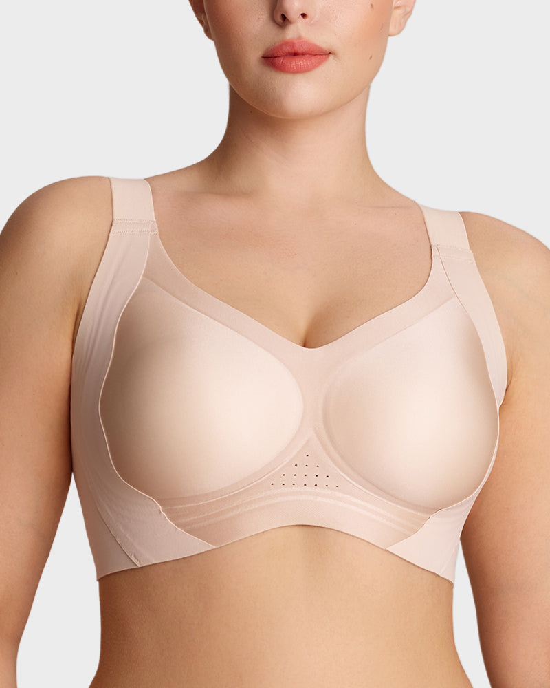 CloudLift™ bra Invisible Wide-Band Wireless Support Bra - Sand