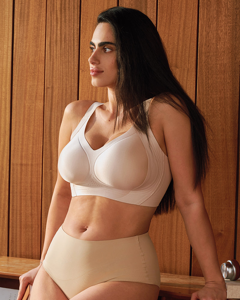 CloudLift™ bra Invisible Wide-Band Wireless Support Bra - Sand
