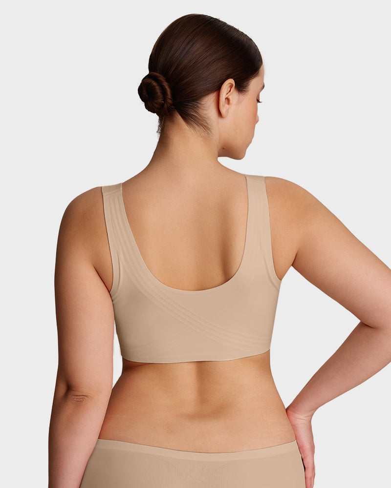 Lifting Wire-Free Antibacterial Jelly Bra - Skin