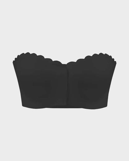 Strapless Front Closure Leopard Print Bra - Leopard
