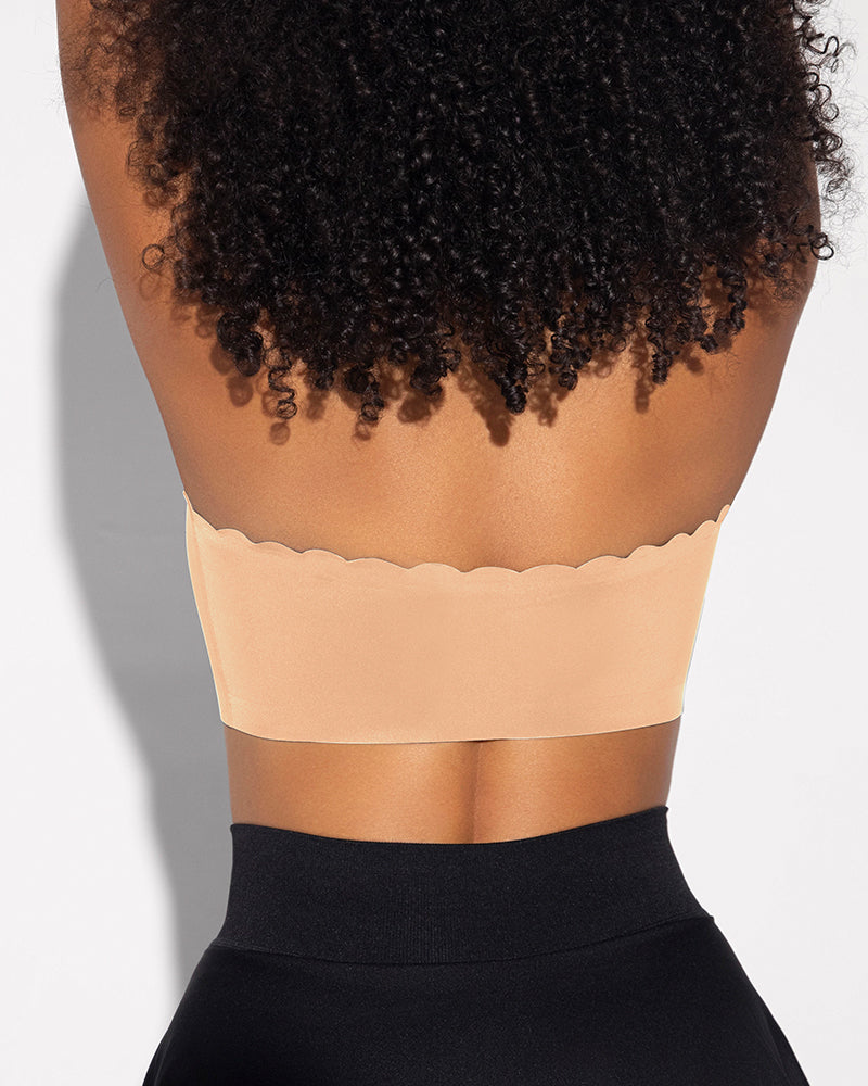 Strapless Front Closure Leopard Print Bra - Leopard