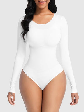 Body Suit Long Sleeve Thong