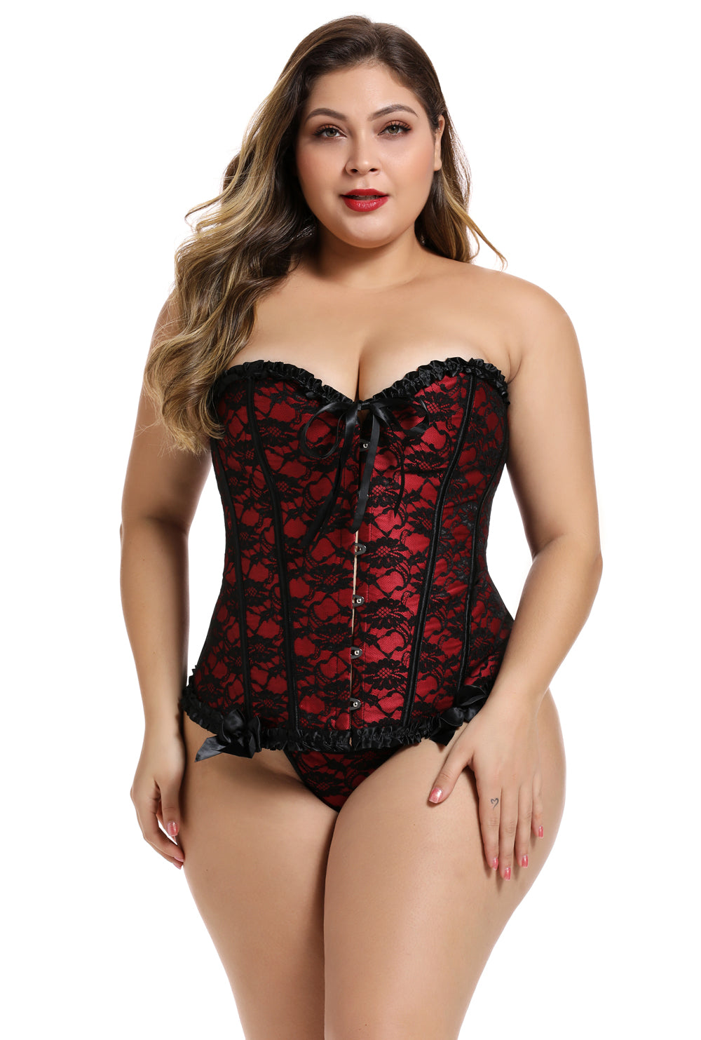 Lace Corset Set
