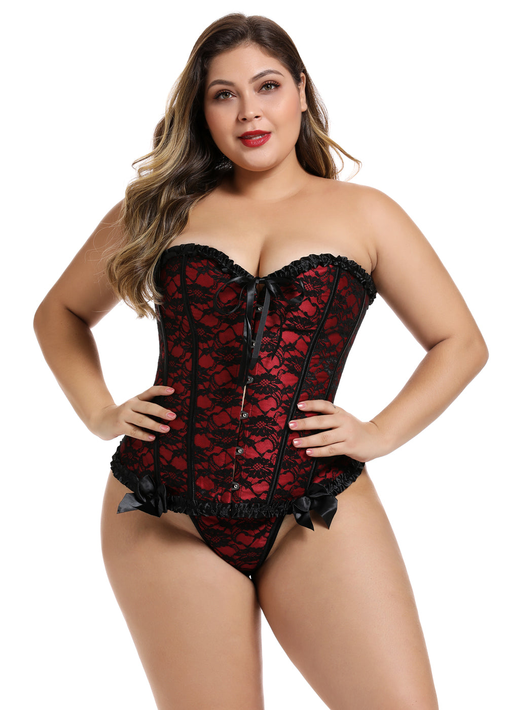 Lace Corset Set