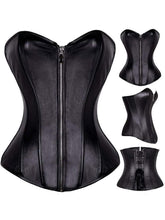 Corset Bustier Zipper corset Black / S Hourglass Gal