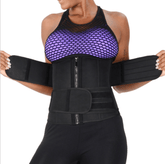 Extreme Waist Trainer With Double Belts Waist Trainer XS / Black Hourglass Gal