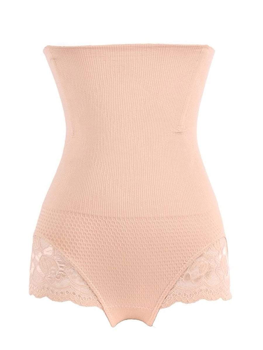 High Waist Boned Shaping Boyshort with Open-Rear-Lift Butt Lifter Hourglass Gal